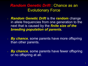 Random Genetic Drift