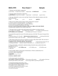 GEOL1010 Hour Exam 1 Sample