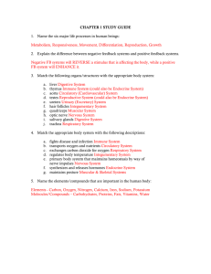 CHAPTER 1 STUDY GUIDE