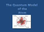 Quantum Model of the Atom Power point