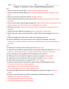 Chapter 15 Sections 1 and 2 Guided Reading Questions