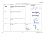 BCPS Biology Reteaching Guide Genetics Vocab Chart