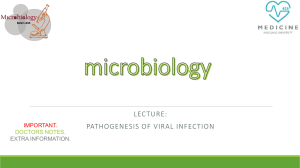 viral pathogensis
