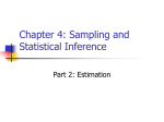 Chapter 4: Sampling and Statistical Inference