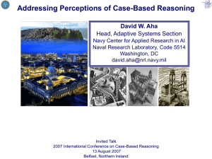Addressing Perceptions of Case-Based Reasoning