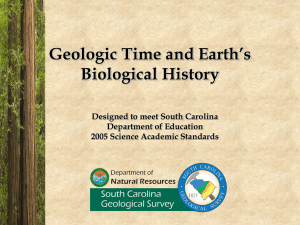 Geologic Time and Earth`s Biological History