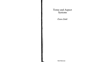 Tense and Aspect Systems