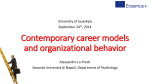 Contemporary career models and organizational behavior
