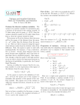 Variance for discrete random variables