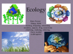 Ecology is study of interactions between