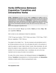 Verbs Difference Between Copulative Transitive and Intransitive Verbs