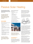 Your Home Technical Manual - 4.5 Passive Solar Heating