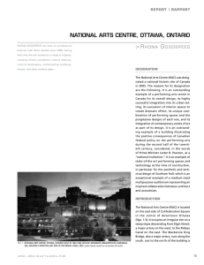 NATIONAL ARTS CENTRE, OTTAWA, ONTARIO