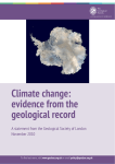 November 2010 - Climate change - evidence from the geological