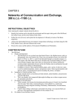 Ch. 7 Networks of Communication and Exchange Reading Summary