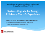 Systems Upgrade for Energy Efficiency: The U.S. Experience