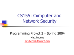 CS155: Computer and Network Security