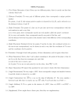 SMSG Postulates 1. (Two Points Determine a Line) Given any two