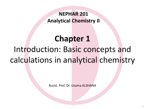 Week 1 NEPHAR 201- Analytical Chemistry II_Introduction_5
