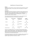 Identification of Functional Groups