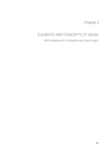 Chapter 2 ELEMENTS AND CONCEPTS OF MUSIC