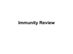 Blood and Immunity Review