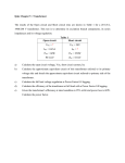 Quiz Chapter 5 : Transformer The results of the Open circuit and