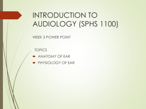 Parts Of the Ear