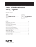 Series NRX Circuit Breaker Wiring Diagrams