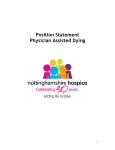 Position Statement Physician Assisted Dying
