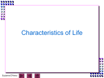 characteristics of life - Manasquan Public Schools