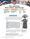 The Americas, West Africa, and Europe