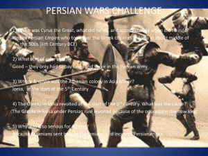 the Persian Wars
