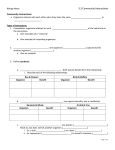 Species Interactions Worksheet Part A Chart