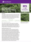 Native and Non-Native Trees