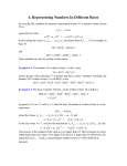 4. Representing Numbers In Different Bases