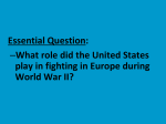 Fighting World War II in Europe