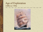 Age of Exploration e of Exploration