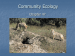 Community Ecology Class Notes