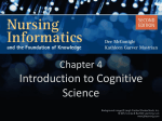 Chapter 4 Introduction to Cognitive Science