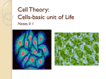 Cells: basic unit of Life