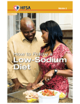 Low-Sodium Diet - Heart Failure Society of America