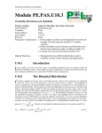 Probability Distributions for Reliability