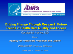 Driving Change Through Research: Future Trends in Health Care