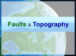 Topography and Faults