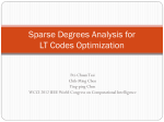 Sparse Degrees Analysis for LT Codes Optimization