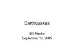 Earthquakes - Columbia University