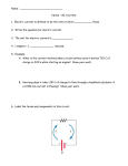 Name: Notes – 20.1 Current 1. Electric current is defined to be the