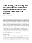 Data Mining, Visualizing, and Analyzing Faculty Thematic