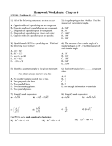 Chap 6 homework packet